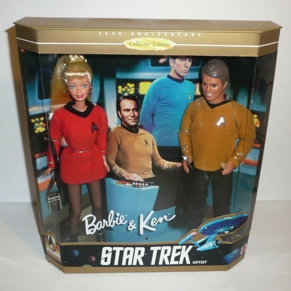 barbie and ken star trek 30th anniversary 1996